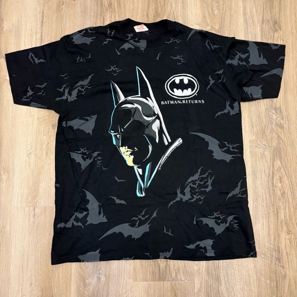 Batman Other - 1992 AOP Batman Returns NovelTeez Vintage Tee